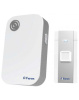 Звонок  Feron E-372 звонок электрический дверной IP20 36 мелодий 3x1,5V/ААА (база) бел/сер 27x60x100 